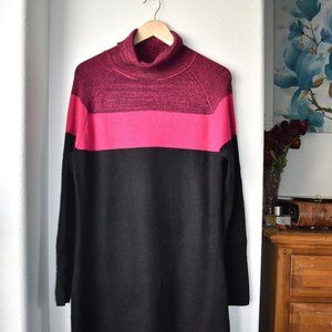 Calvin Klein Long Sleeve Turtleneck Sweater Dress